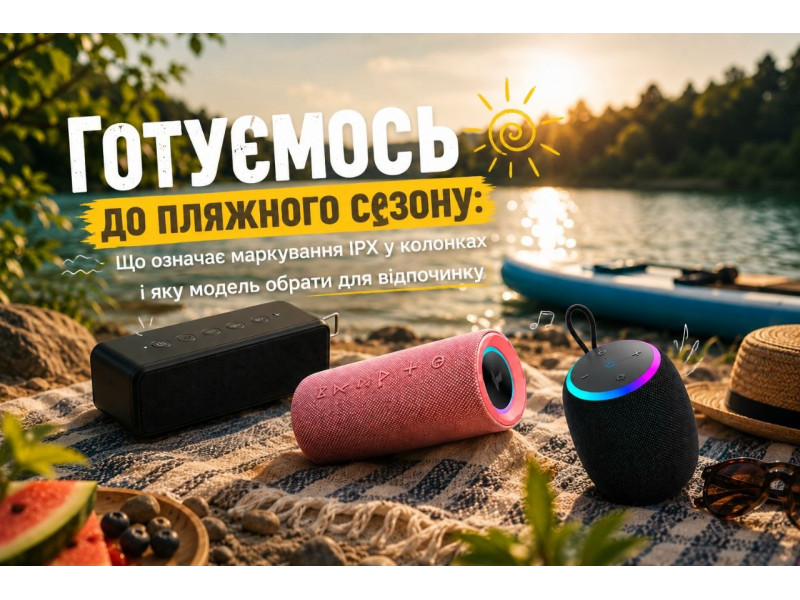 Що означає маркування IPX у колонках і яку модель обрати для відпочинку?