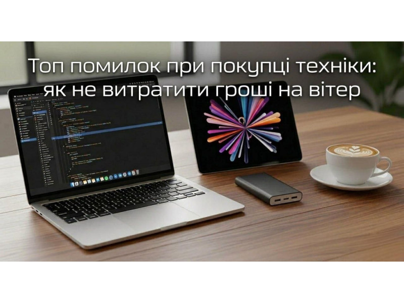 Топ помилок при покупці техніки: як не витратити гроші на вітер