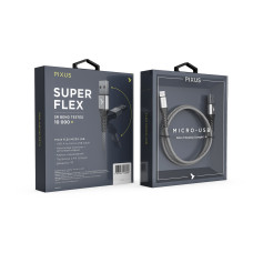 Pixus Flex Micro USB кабель Gray